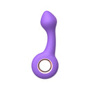 Luv Inc Pt16 Pointed Tip Ring Vibe Purple vibrator for G-spot stimulation featuring 12 vibration modes.