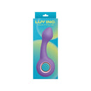 Luv Inc Pt16 Pointed Tip Ring Vibe Purple packaged for precise G-spot stimulation with a pointed tip and 12 vibration modes.