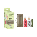 La Nua Gift Bag 3 Ultra Bullet with Toy Cleaner and Watermelon Mint Lube package and contents.