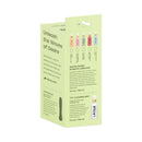 La Nua Gift Bag 5 Ultra Bullet with Toy Cleaner and Cucumber Lube product packaging side view.