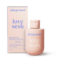 Playground Love Sesh Water-based Personal Lubricant bottle and packaging, unscented and non-sticky formula.