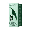 FemmeFunn Unda Panty Vibe Dark Green packaging showcasing innovative design and features for discreet pleasure.