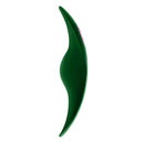 FemmeFunn Unda Panty Vibe Dark Green side view, showcasing its sleek ergonomic design and vibrant color.
