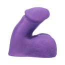 Tantus On The Go Silicone Packer Amethyst in purple, designed for a natural feel and realistic look.