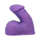 Tantus On The Go Silicone Packer Amethyst, realistic silicone packer in purple, designed for comfort and lifelike appearance.