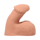 Tantus On The Go Silicone Packer Honey in a natural skin tone, featuring a realistic design for comfort and extended wear.