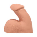 Tantus On The Go Silicone Packer Honey, hyper-realistic silicone packer with smooth texture and realistic detailing.