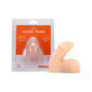 Tantus On The Go Silicone Packer Cream packaged with realistic silicone packer, showcasing super soft feel and comfortable design.