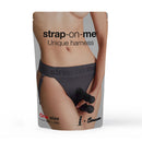 Strap-on-me Harness Lingerie Unique One Size Grey design featuring a unique harness and discreet rings.