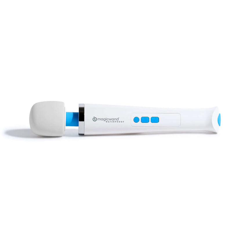 Magic Wand Waterproof Cordless HV 360 rechargeable massager with deep vibrations and waterproof design.