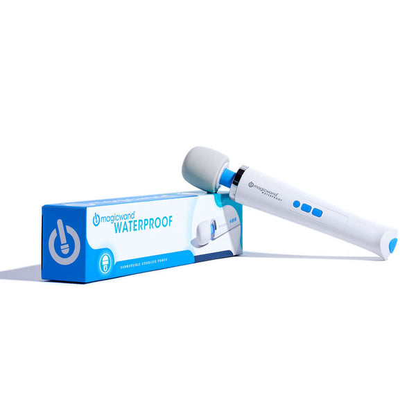 Magic Wand Waterproof Cordless HV 360 with packaging, designed for ultimate pleasure and waterproof use.