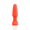 b-Vibe Rimming 2 Rotating and Vibrating Remote Control Plug Orange displayed on a white background