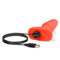 b-Vibe Rimming 2 Rotating and Vibrating Remote Control Plug Orange with USB charging cable