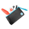 b-Vibe Rimming 2 Rotating and Vibrating Remote Control Plug Orange with remote and USB in storage pouch