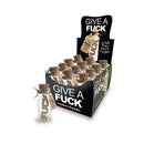 Last Fuck I Have To Give 12-piece Display with jars showcasing novelty gifts on a store display.