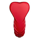 Banana Pants Luvgrind Strap-On Grinder Cushion Red - heart-shaped silicone stimulation cushion in bold red.