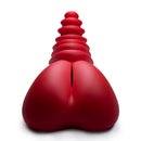 Banana Pants Luvgrind Strap-On Grinder Cushion Red, a red silicone stimulation cushion for pleasure and comfort.