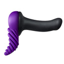 Banana Pants Luvgrind Strap-On Grinder Cushion Purple for pleasure and stimulation, featuring a soft silicone design.