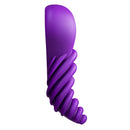 Banana Pants Luvgrind Strap-On Grinder Cushion Purple, a soft silicone dual-purpose pleasure accessory.