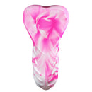 Banana Pants Luvgrind Pink Swirl Grinder Cushion, heart-shaped silicone toy in playful pink swirl design.