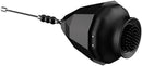 Evolved Novelties Spinning O Clitoral Egg Vibrator Black showcasing a sleek design with rotating silicone brush for pleasure.