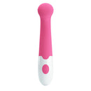 Pretty Love Charles 30 Vibrating Functions sleek pink vibrator with smooth rounded head and easy-to-hold design.