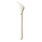 ZALO Calla Dual-Head Vibrating Wand in ivory white with elegant petal-like design for discreet personal massage.
