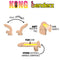 KONG BENDERZ DUAL DENSITY DONG 6IN FLESH-1