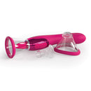 Jimmyjane Apex Suction Licking Clitoral Vibrator with attachments for enhanced pleasure.