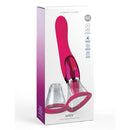 Jimmyjane Apex Suction Licking Clitoral Vibrator packaging showcasing its design and features.