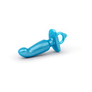 b-Vibe Butties Hither Silicone Prostate Plug in blue color with ergonomic design for targeted stimulation
