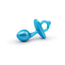 b-Vibe Butties Bulb Silicone Prostate Plug in blue, designed for comfortable internal stimulation.