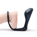 b-Vibe Butties Ringer C-Ring & Prostate Plug shown in black and skin tones for enhanced pleasure and stimulation.