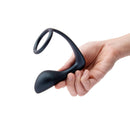 b-Vibe Butties Ringer C-Ring & Prostate Plug being held in hand for enhanced pleasure and stimulation.