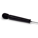 Le Wand Plug-In Vibrating Massager Black with a sleek design and long power cord.