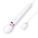 Le Wand Plug-In Vibrating Massager White with cord and control panel, designed for high-intensity vibrations.