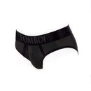 SpareParts Tomboi Cover Brief Underwear Harness Nylon Black S in sleek black design, perfect for everyday wear.