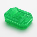 Tenga Uni Emerald Unisex Pleasure Sleeve with bold cut texture for enhanced stimulation.