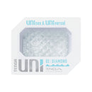 Tenga Uni Diamond Unisex Masturbation Sleeve Clear packaging showcasing its unique pyramid-cut texture.