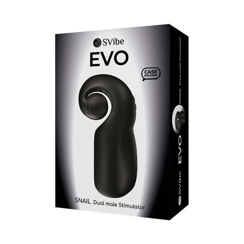 SVibe Snail Evo Rechargeable Masturbator Black SVibe Snail Evo Rechargeable Masturbator Black