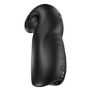 SVibe Snail Evo Rechargeable Masturbator Black side view showing ergonomic design and sleek black finish