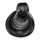 SVibe Snail Evo Rechargeable Masturbator Black top view showcasing its ergonomic design and innovative features.