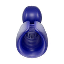 SVibe Snail Evo Rechargeable Masturbator Navy top view showing its ergonomic design and internal texture.