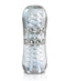 MSTR B8 Head Banger Stroker with ribbed channel and 12 metallic pleasure beads for intense stimulation.