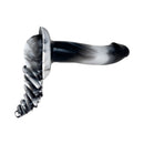 Banana Pants Luvgrind Grinder Cushion Black Swirl - silicone stimulation cushion and grinder for pleasure.