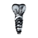 Banana Pants Luvgrind Grinder Cushion Black Swirl in a heart and ribbed design for stimulation and comfort.