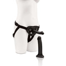 Me You Us Strap-On Harness Kit with 6 & 8 inch Dildos featuring adjustable harness and realistic dildo.