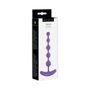 Me You Us Classic Anal Beads Purple packaging showing graduated bead design for comfortable use.