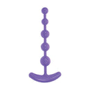 Me You Us Classic Anal Beads Purple with graduated beads for comfortable use.