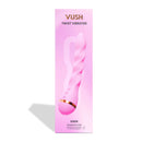VUSH Siren Twist Vibrator packaging with helix twist design for versatile stimulation